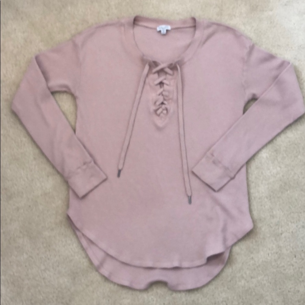 NWOTS Women’s Splendid Blush long sleeve henley
